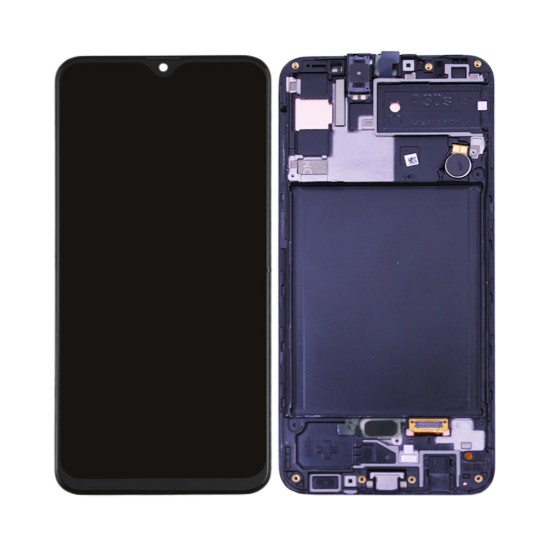Touch+Display+Frame Samsung Galaxy A30S/A307 Service Pack Black Touch+Display+Frame Samsung Galaxy A30S/A307 Service Pack Black